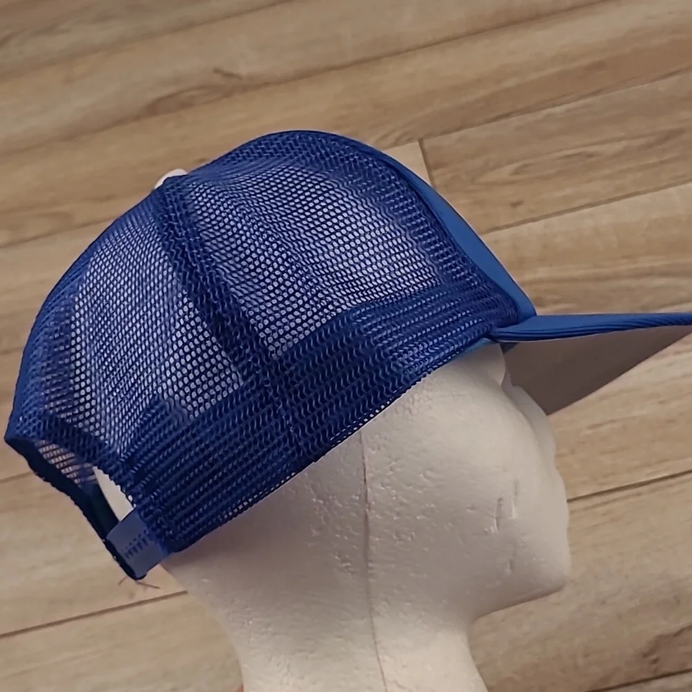 KANSAS CITY ROYALS‎ MLB Team Annco Blue Snapback Cap Hat Vtg RARE
